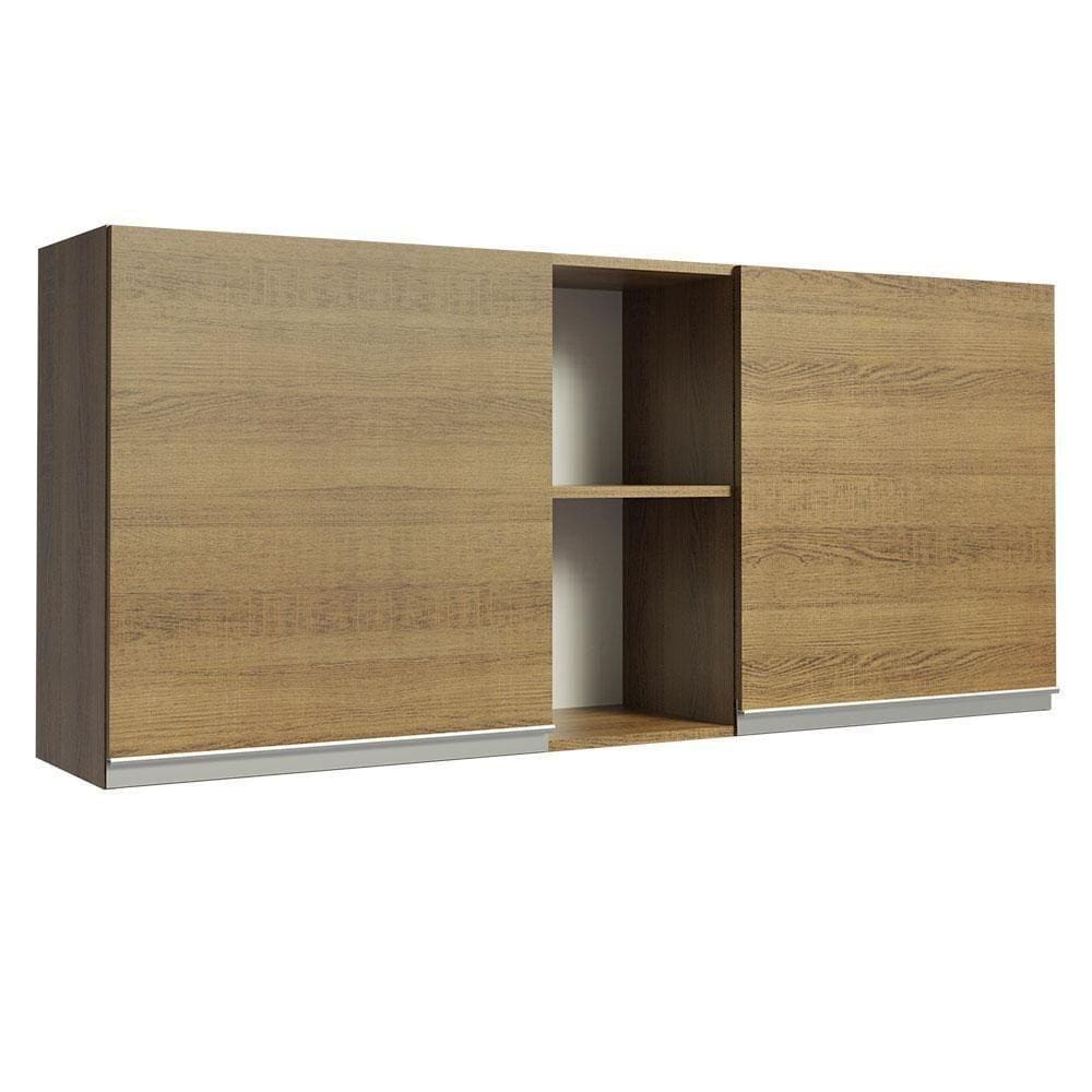 Armário Aéreo 150 Cm 2 Portas E 2 Nichos RusticRustic