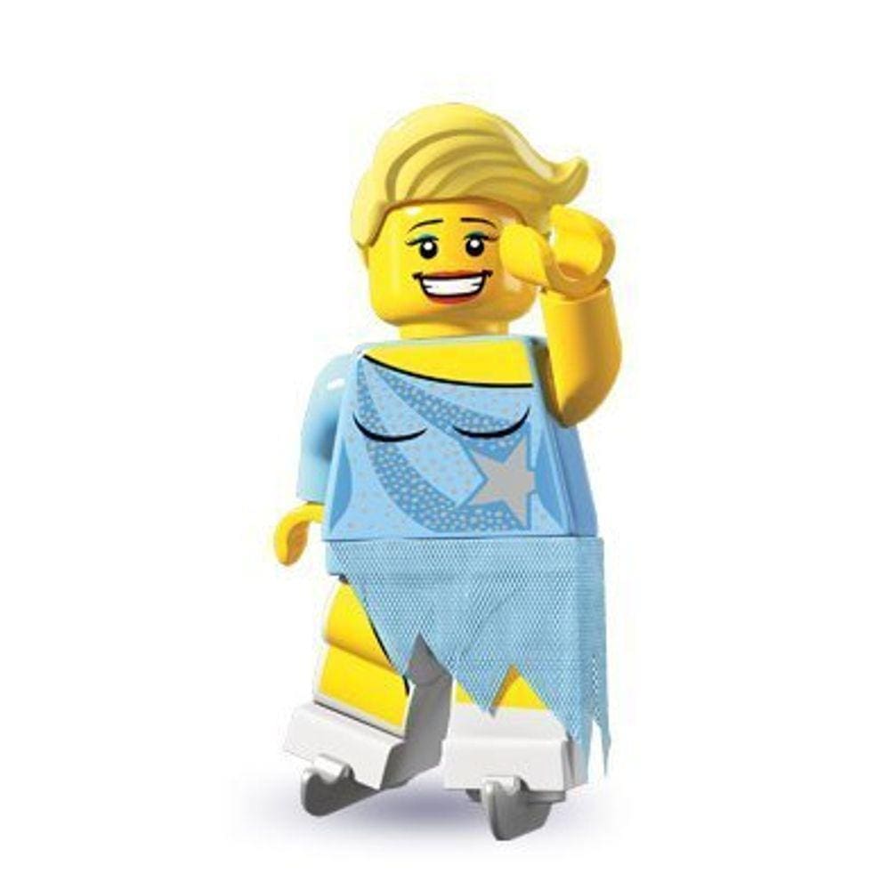 Lego: Minifigura Patinadora - Série 4