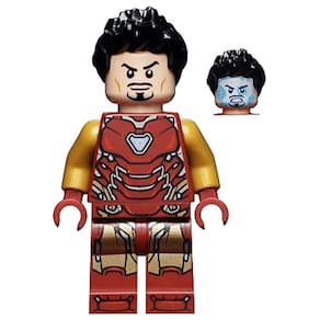 LEGO Marvel Super Heroes Homem de Ferro Mark 85 Armor Black Hair