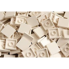 Peças e peças LEGO: Branco 2x2 Azulejo x100