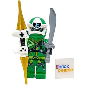 Minifigura LEGO Ninjago: Prime - Digi Lloyd com espada e punho do controlador de jogo