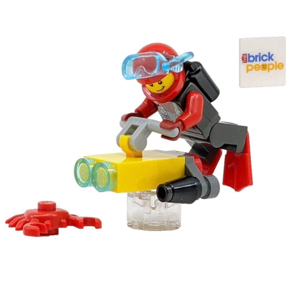 LEGO City: Mergulhador com scooter subaquática e caranguejo