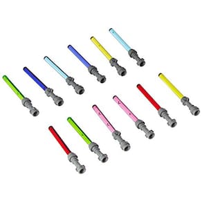 Sabres Lego Star Wars Roxo Verde Azul 12pçs (Darth Vader Yoda)