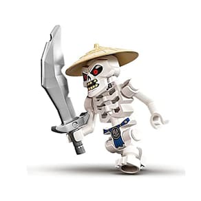 Minifigura LEGO NINJAGO Legacy - Esqueleto Wyplash Skulkin (com chapéu e espada)