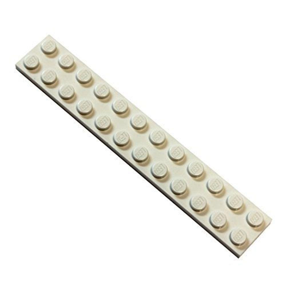 LEGO Peças: 2x12 Placa Branca x10