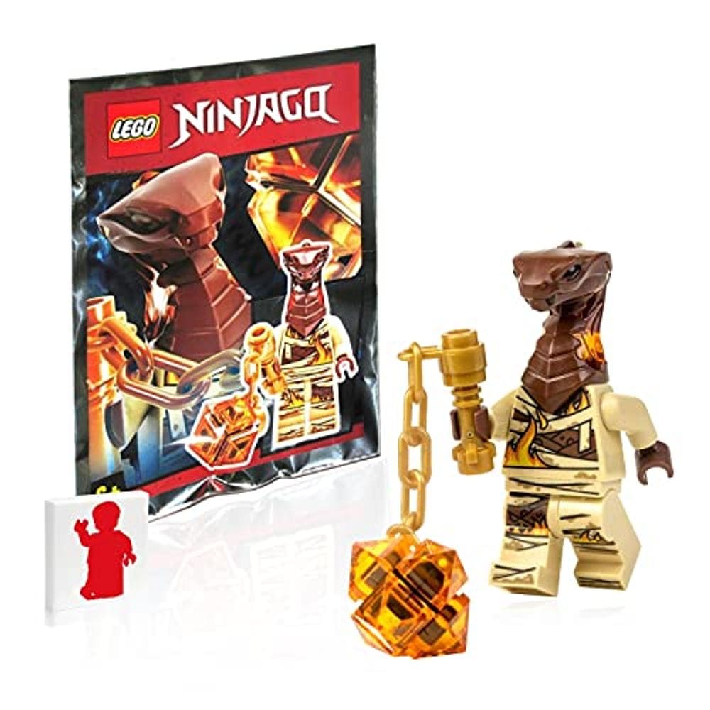 Minifigura LEGO NINJAGO - Pyro Whipper The Snake ?? (pacote metalizado de edição limitada)