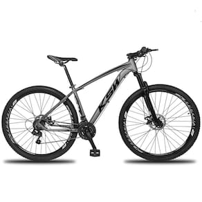 Bicicleta 27 Velocidades KSW Aro 29 Câmbio Shimano Freio Hidráulico Roda Livre
