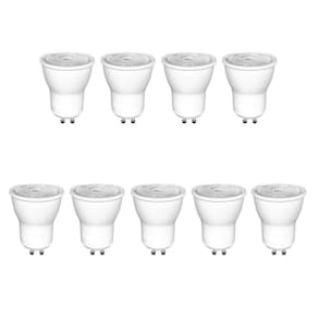 Kit 9 Lampada Led 3000K 3W Mini Dicroica Mr11 Gu10 Bet15