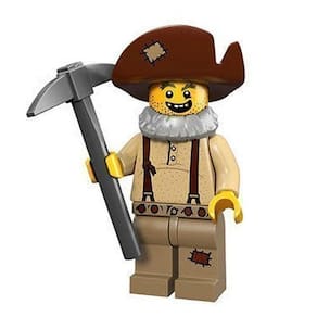 Lego Minifigure - Series 12 - Prospector - 71007 por LEGO