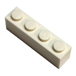 Peças e peças LEGO: Branco 1x4 Brick x20