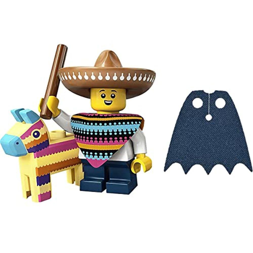LEGO Minifigures Series 20 - Pinata Boy com Bônus Blue Ca
