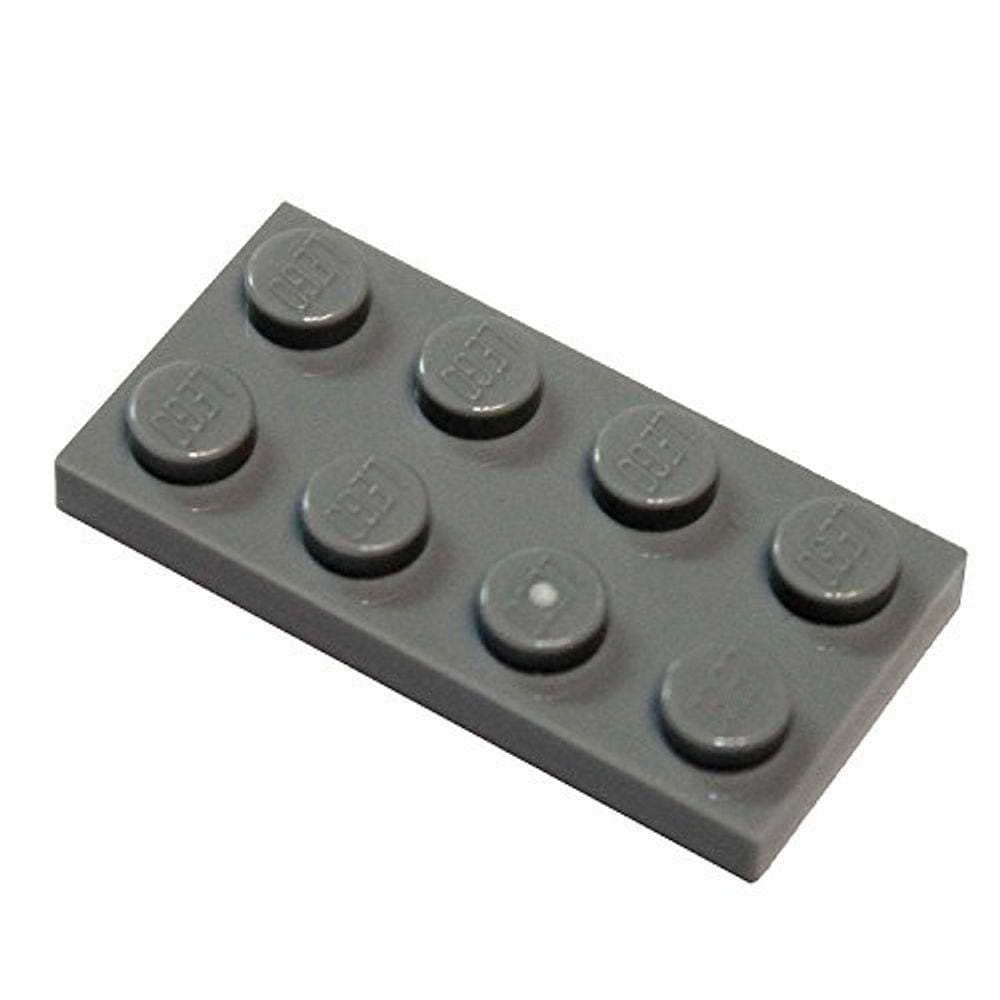 LEGO Peças Cinza Escura (Cinza Pedra Escura) 2x4 Placa x50