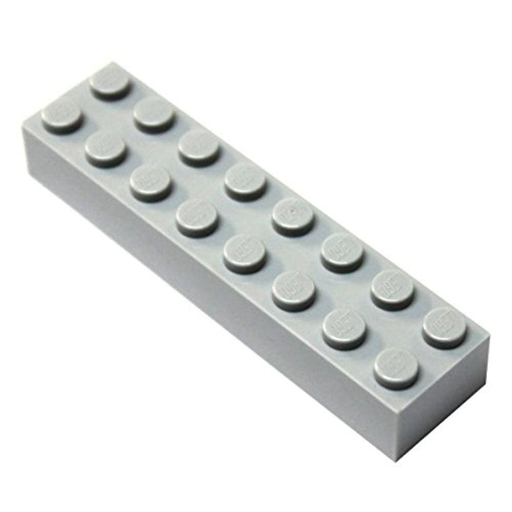 LEGO Partes e Peças: Cinza Claro (Cinza Pedra Média) 2x8