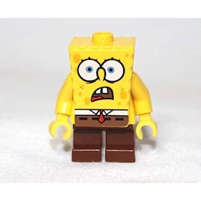 Bob Esponja Calça Quadrada - Boneco LEGO 2 (Chocado)