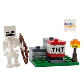 LEGO Minecraft: Esqueleto com TNT Launcher e Bonus Tile