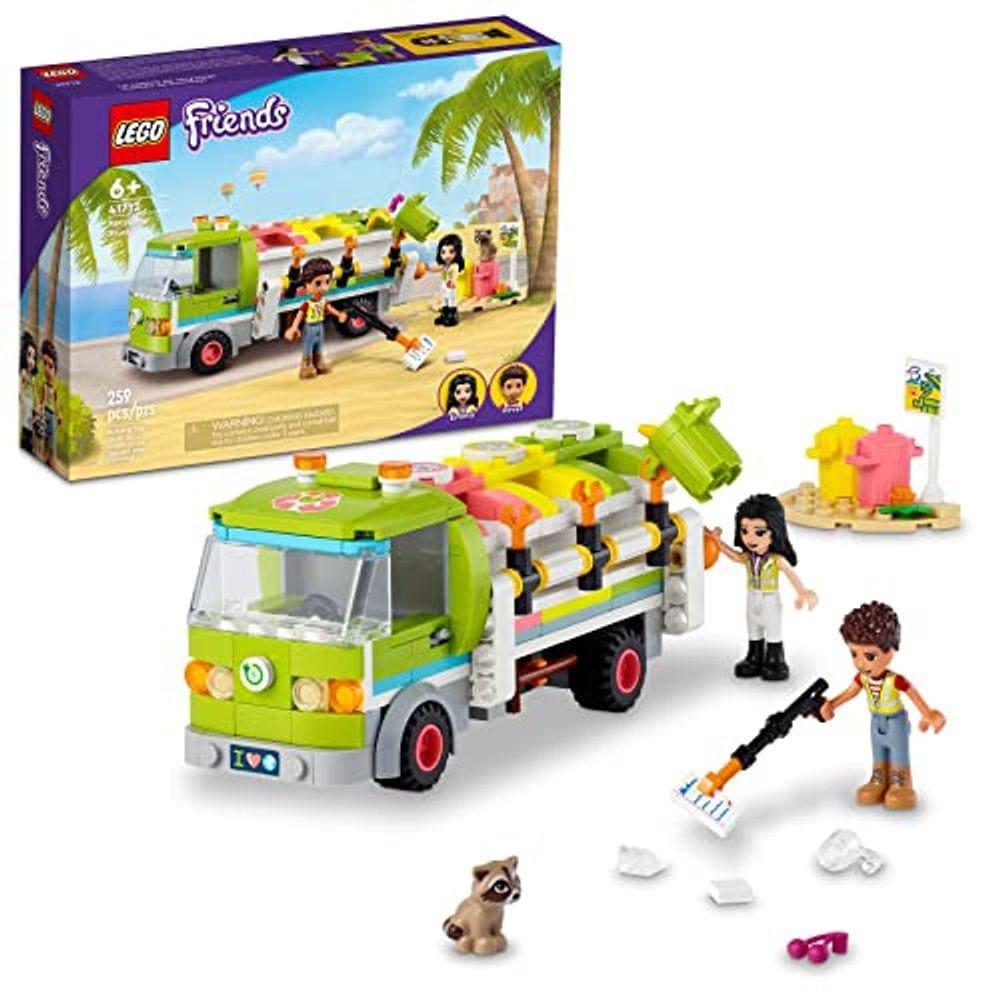 LEGO Friends Recycling Truck 41712 Building Toy Set para Meninas, Meninos e Crianças 6+ (259 peças)
