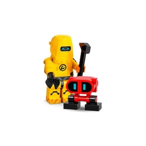 Minifigura LEGO Série 22: Tecnologia de Reparo de Robôs com Capa Azul Bônus (71032)