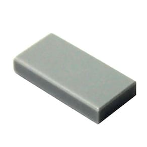 Peças e peças LEGO: cinza claro (cinza pedra médio) 1x2 azulejo x100