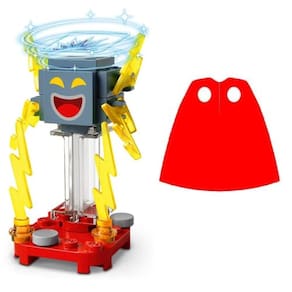 LEGO Mario Series 3: Amp Minifig com Cabo LEGO Vermelho Bônus