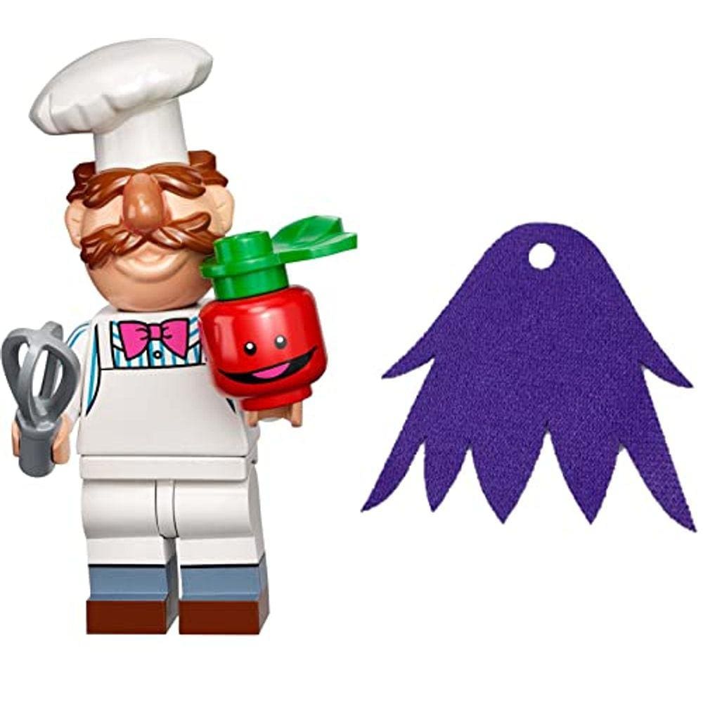 Série LEGO Minifigure Muppets: Minifig do Chef Sueco com Capa Roxa Adicional (71033)