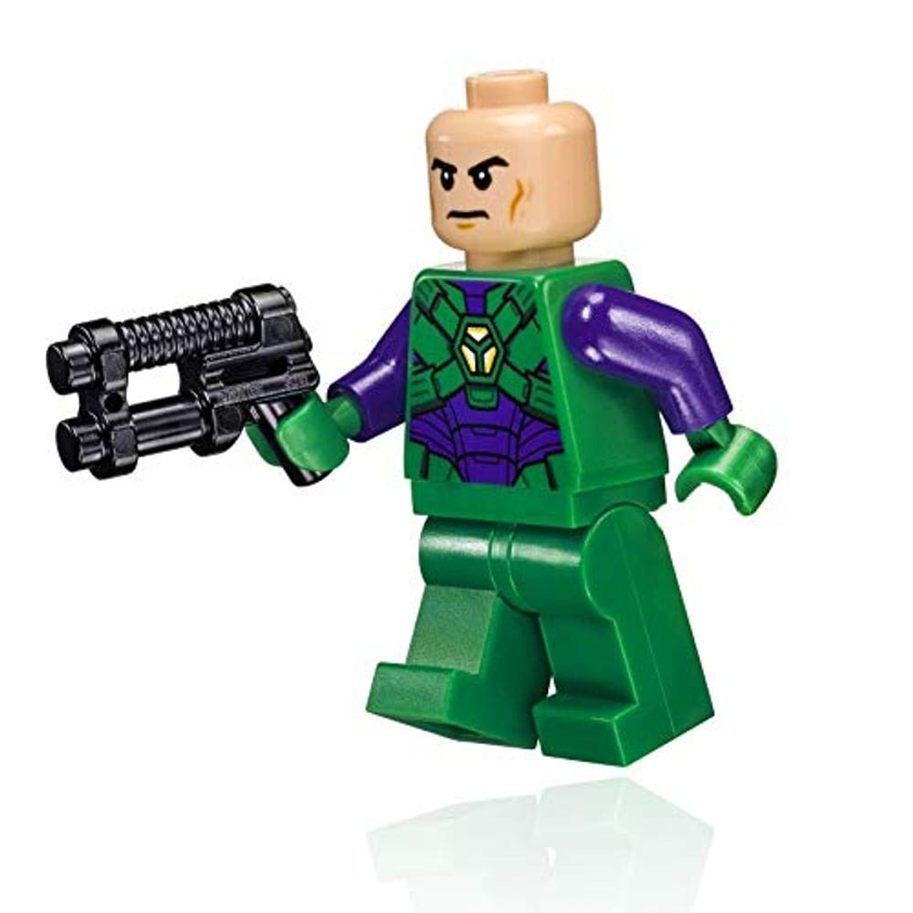 Minifigura LEGO Super Heroes: Liga da Justiça - Lex Luthor (em armadura clara verde e roxa escura) 76097