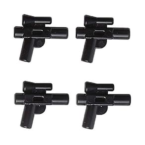 LEGO Star Wars: 4 pistolas pequenas - pretas - para minifigs