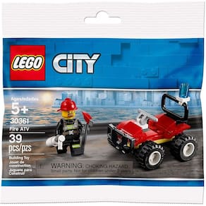 CITY Lego Set 30361 Fire ATV 39 Pieces Polybag