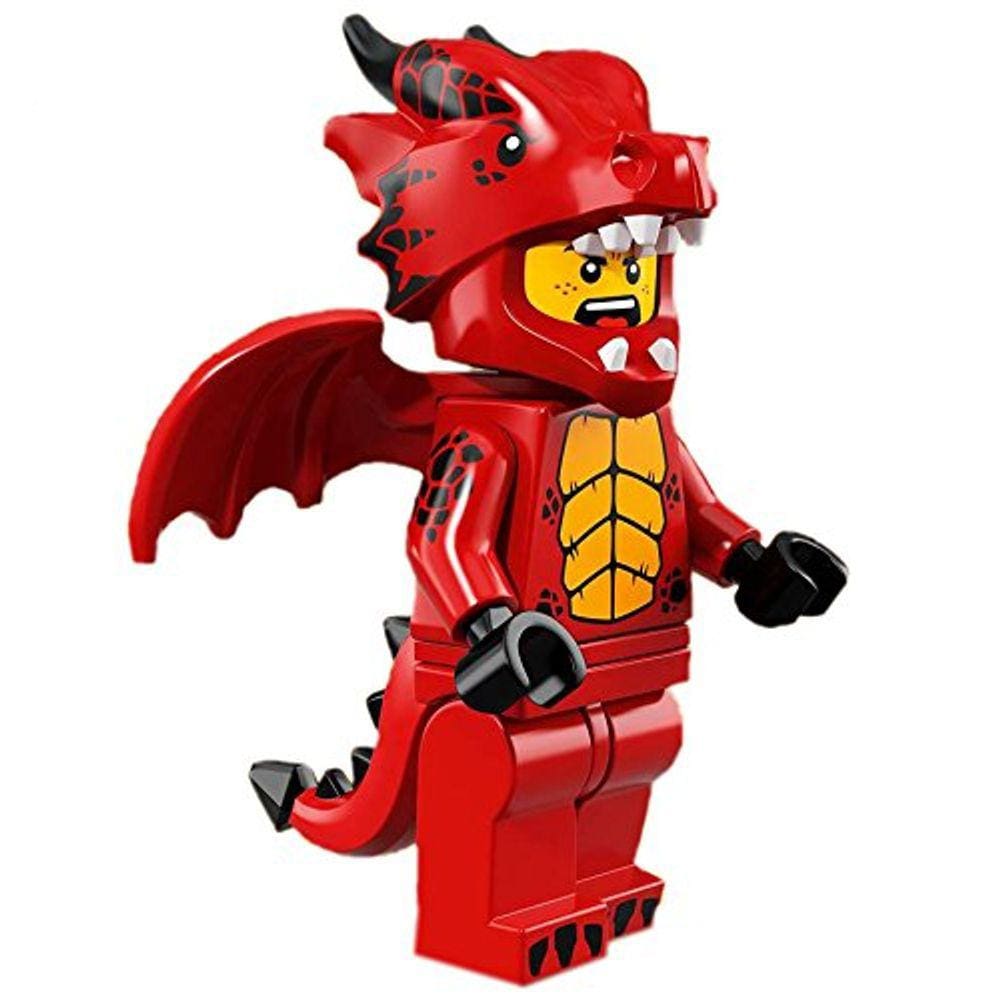Minifigura de festa colecionável LEGO Series 18 - Dragon Suit Guy (71021)