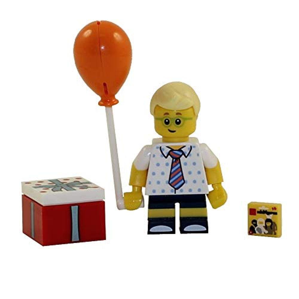 Minifigura de festa colecionável LEGO Series 18 - Menino de festa de aniversário (71021)