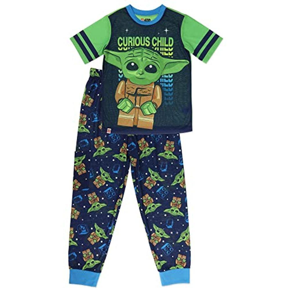Conjunto de calças pijamas masculinas LEGO Star Wars de 2 peças, azul marinho, crianças pequenas tamanho 4/5