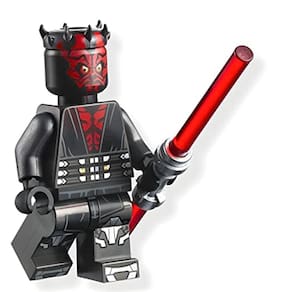 Lego Star Wars Darth Maul Minifigura Dupla Face - Otimizado: Lego Star Wars Darth Maul Dual Face