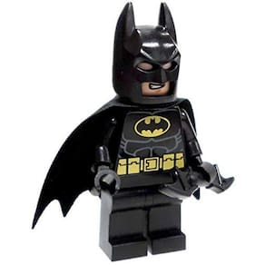 Minifigura LEGO Super Heroes DC Batman Batarang Preto (cabeça tradicional)