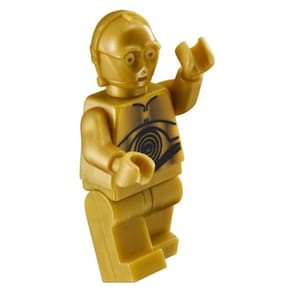 Mini-estatueta LEGO Star Wars: C-3PO Dourado