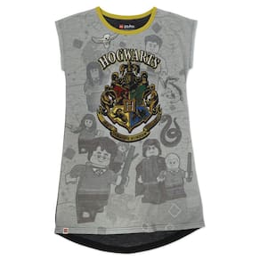 LEGO Harry Potter, Meninas Pijama Dormitório Nightshirt com Short