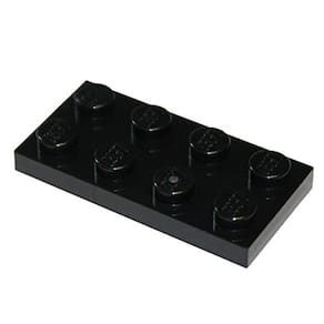 LEGO Peças: Placa 2x4 Preto - 100 unid