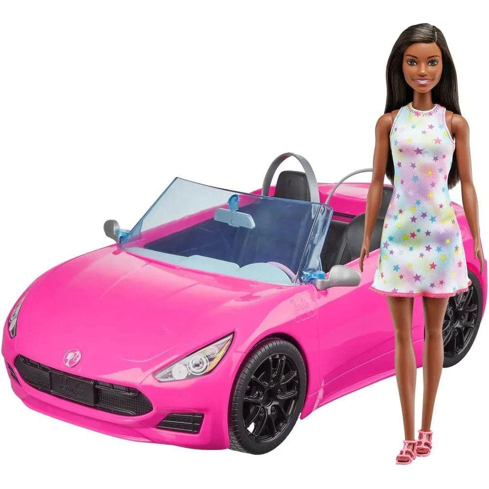 Carro da Barbie e do Ken para Viagem de Praia, Rosa - Dular