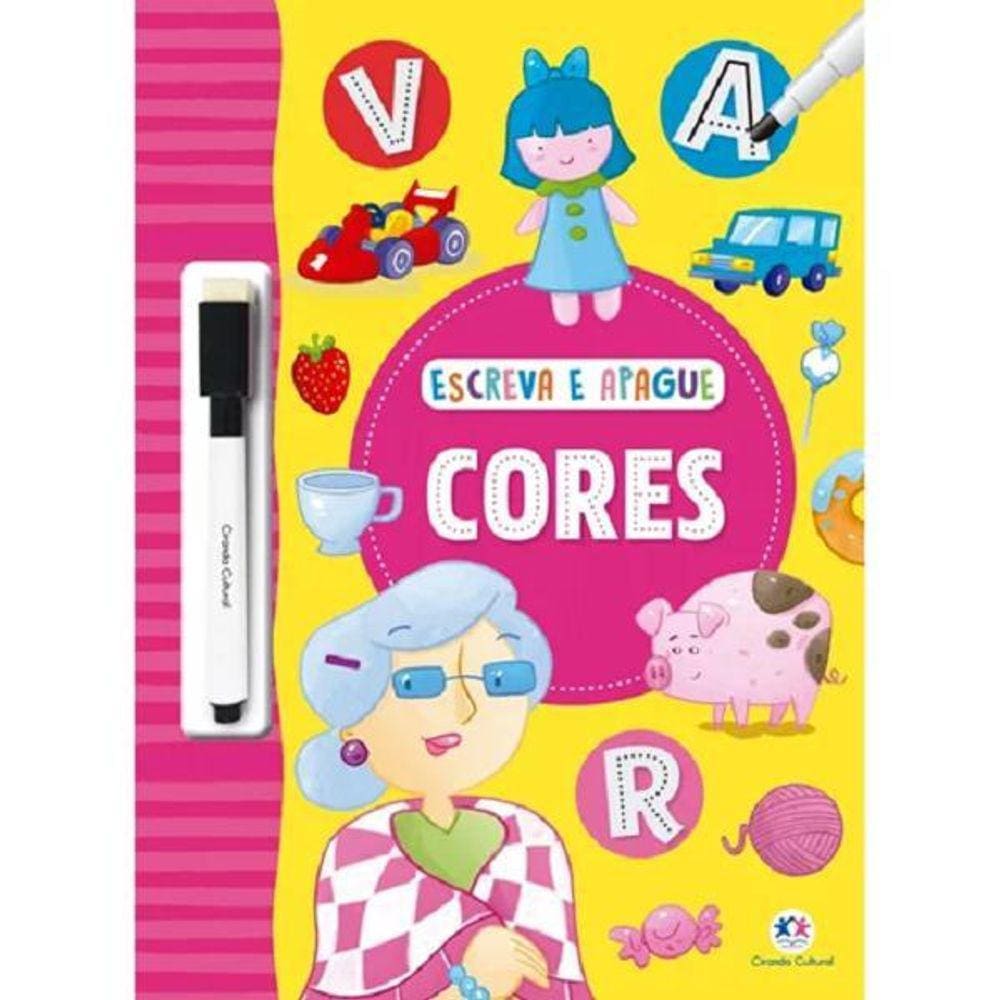 Livro Escreva E Apague Cores
