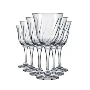Jogo 12 Taças Lirio Drink Super Luxo 365 ml - Nadir