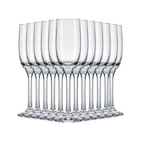 Jogo 12 Taças Champagne Cristal Imperatriz 190 ml - Nadir