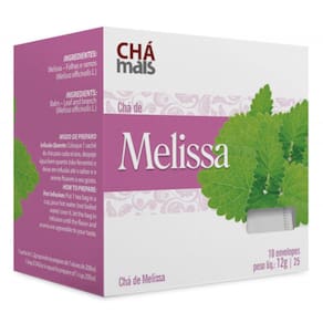 Chá de Melissa Natural 10 Sachês de 1,2g