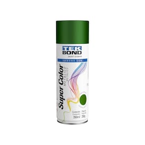 Tinta Aerossol Metálico 350ml - Tekbond Verde