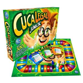 Jogo de Tabuleiro Cuca Legal Júnior Perguntas e Respostas