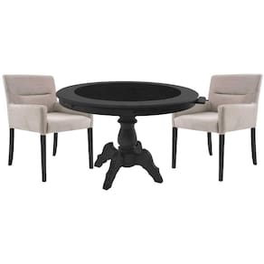 Mesa de Jogos Carteado Redonda com 2 Cadeiras