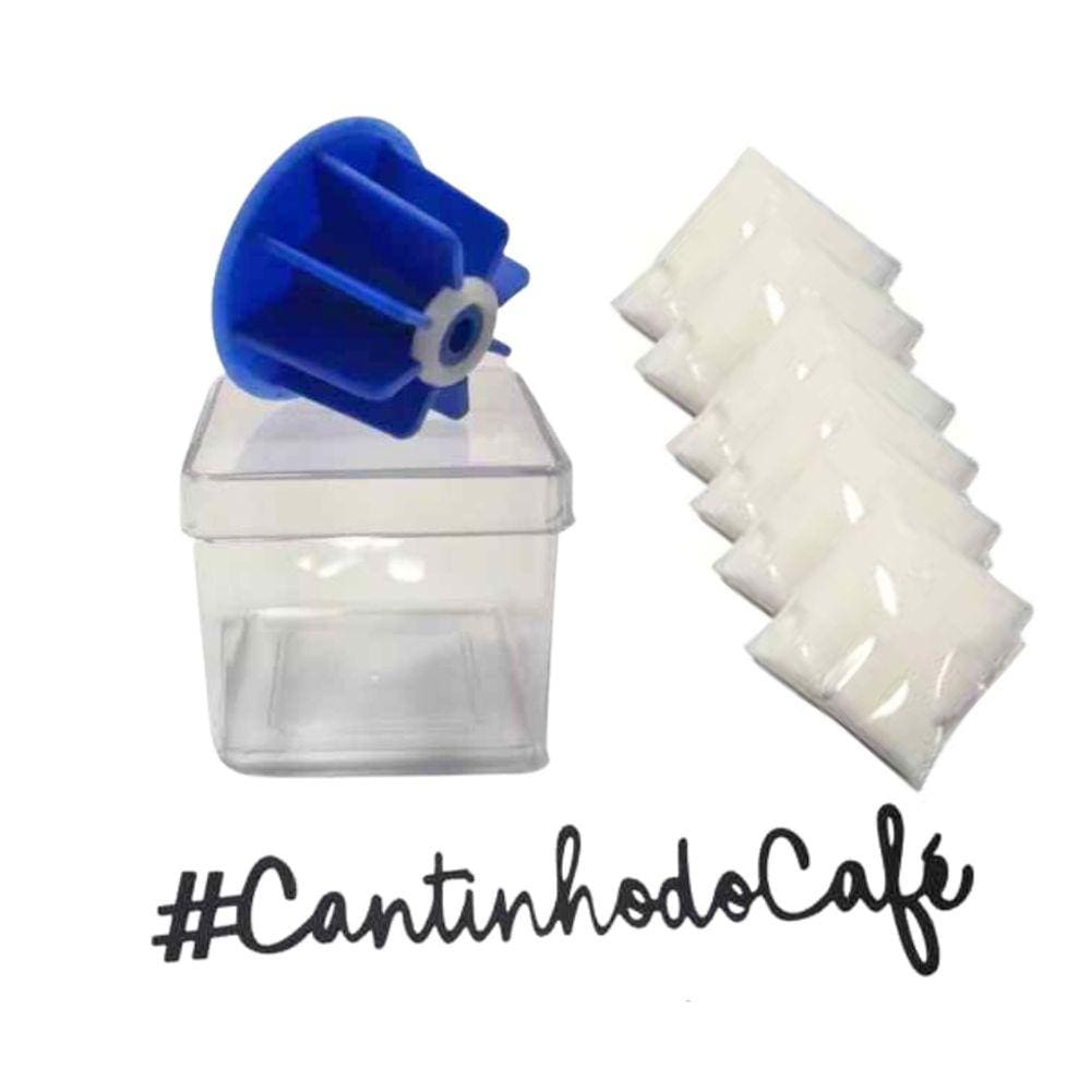1 CÁPSULA AZUL 6 DESCALCIFICANTE 1 POTE ACRILICO 1 + Cantinho do café