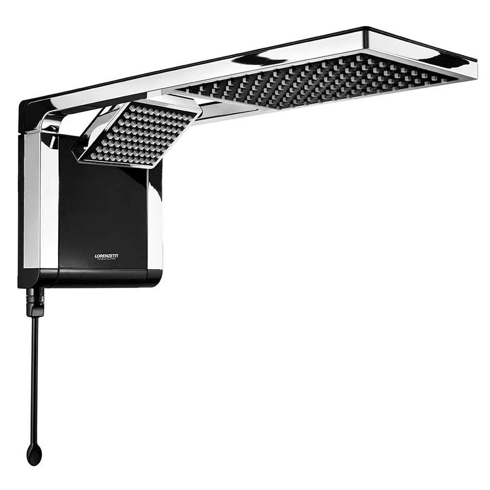 Chuveiro Elétrico Lorenzetti Acqua Duo Ultra 220V 7800W Preto e Cromado