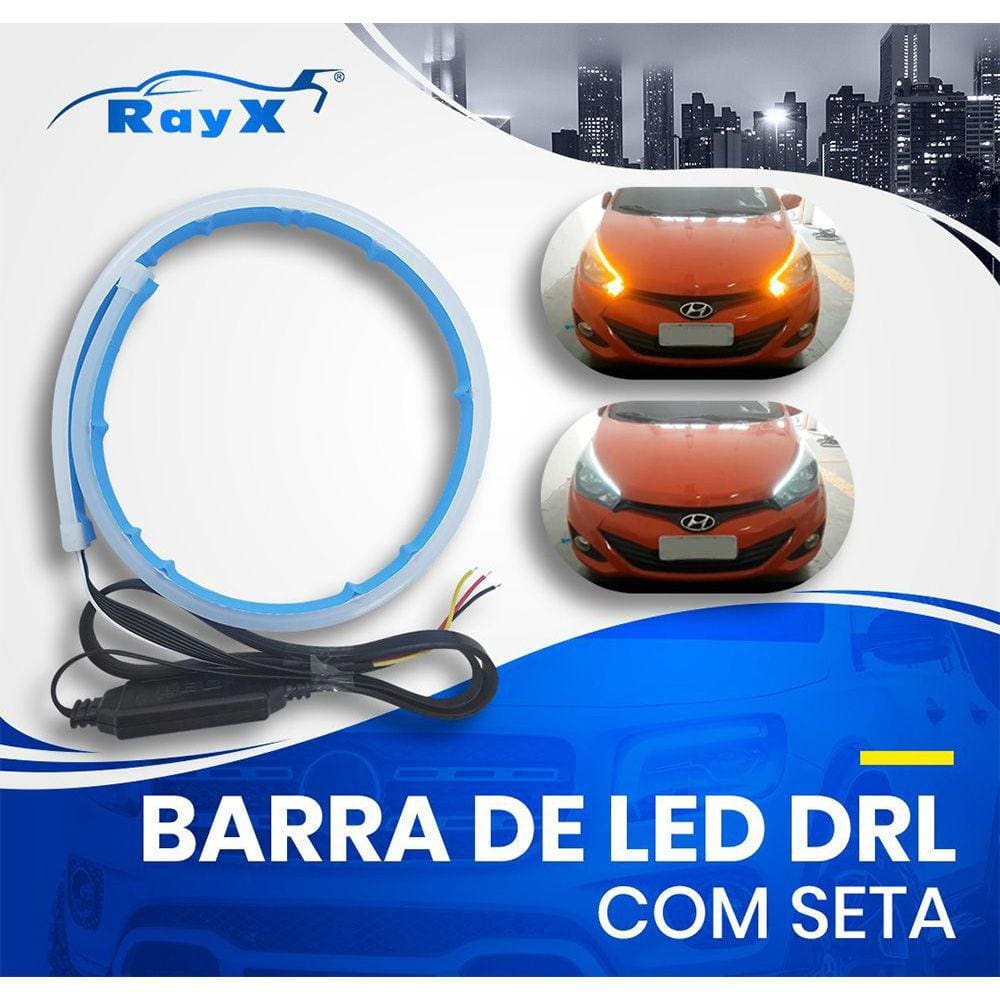 Fita Led Drl Pisca Farol K K Rayx Cm Black Friday Pontofrio