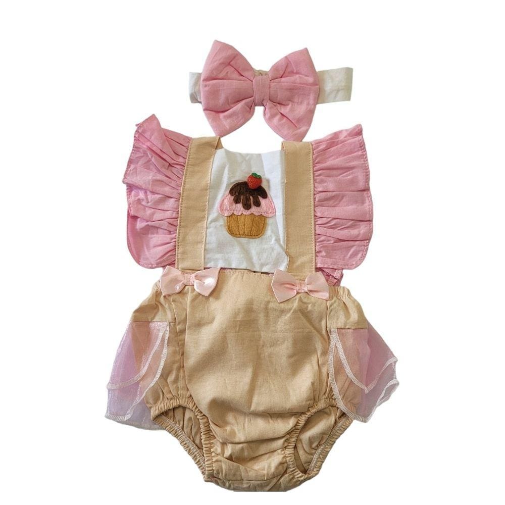 Romper luxo Cupcake