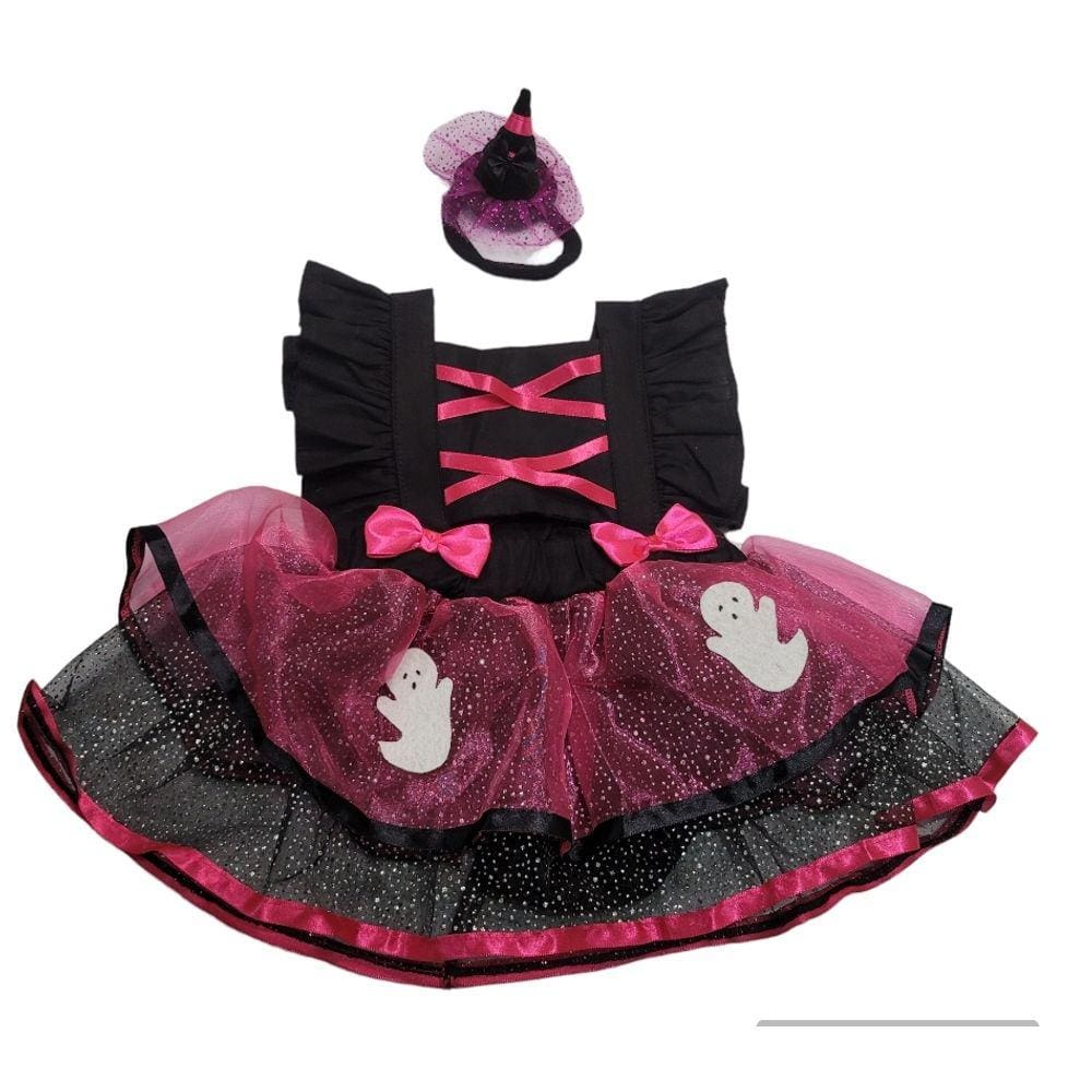 Romper Luxo Halloween Bruxinha
