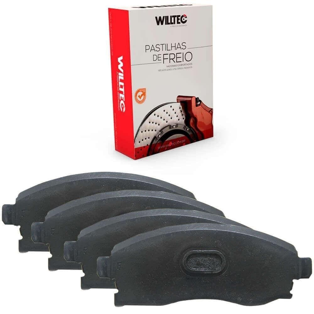 Kit Pastilha Freio Veloster 2012 A 2013 Traseira Willtec