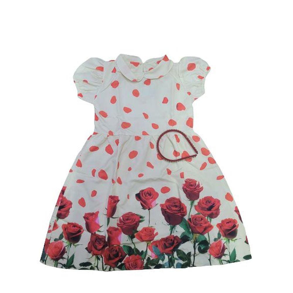Vestido rosas Max